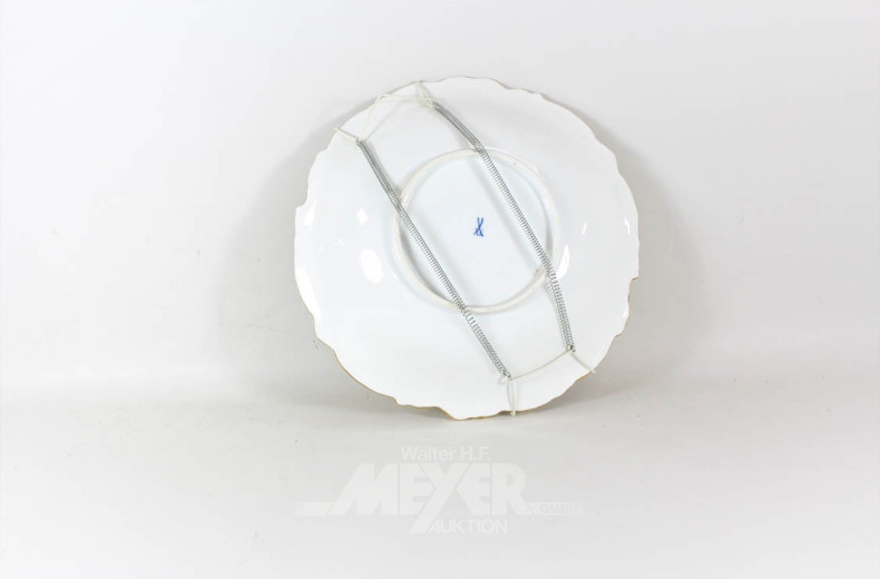 Porz.-Prunkteller MEISSEN,