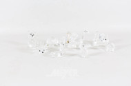 10 versch. Kristall-Figuren u.a. SWAROSKI