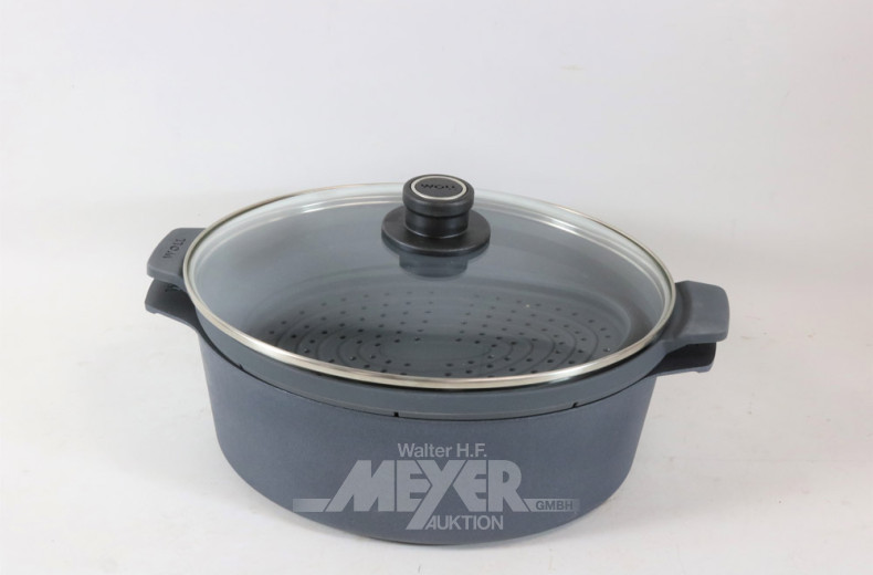 2 ovale Bräter LE CRUESET u. WOLL,