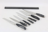 7 versch. Küchenmesser, u.a. Zwilling
