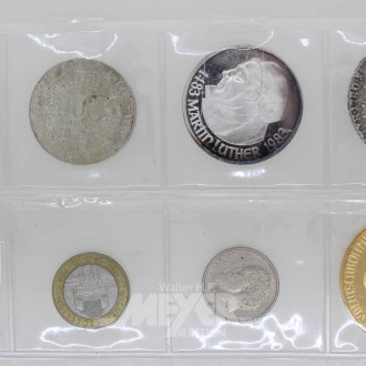 7 Münzen-Medaillen