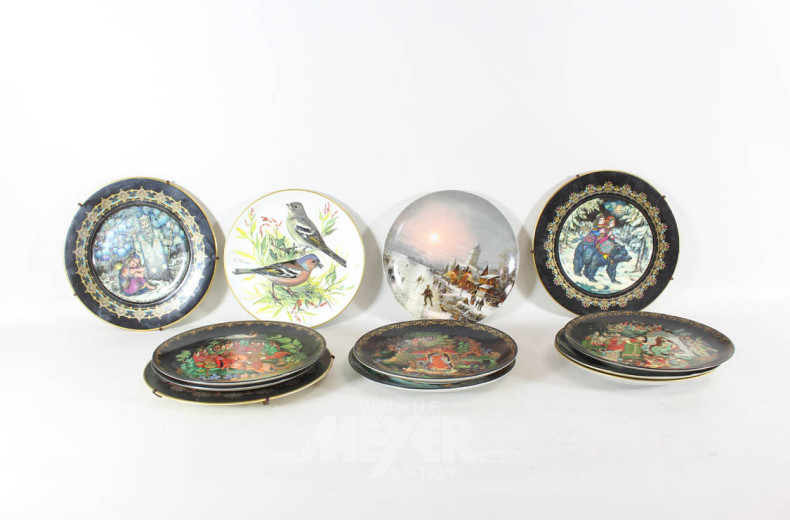 Posten Porz.-Sammel-Teller (ca. 50 Stk.)