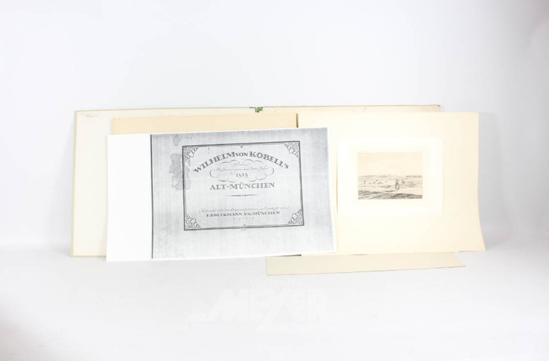 Mappe mit Radierungen ALT-MÜNCHEN
