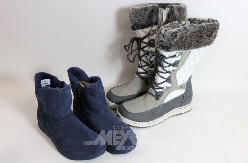 4 Paar Damenschuhe und Damenstiefel,