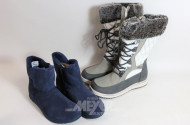 4 Paar Damenschuhe und Damenstiefel,