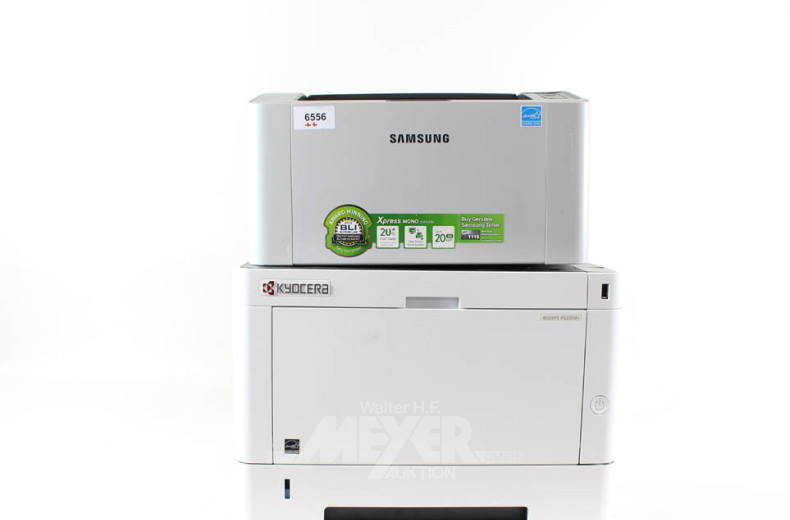 2 Laserdrucker: KYOCERA, P2235dn