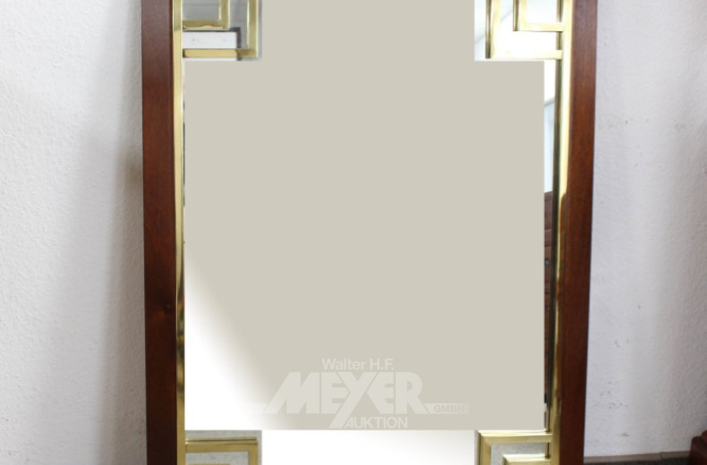 Spiegel, Mahagoni-Rahmen,