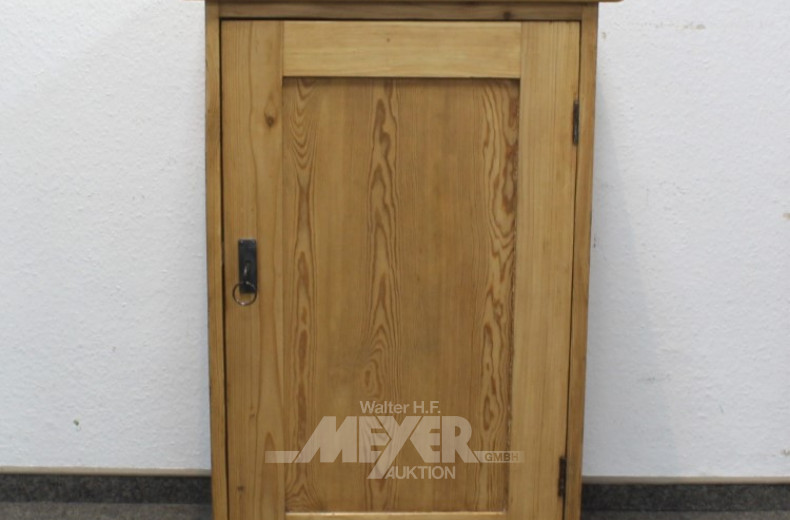kl. Schrank, Weichholz, 1-türig,