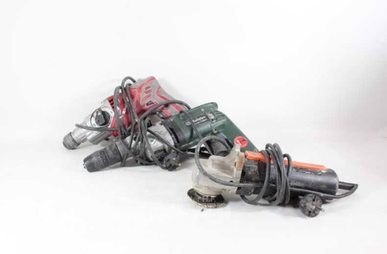 11 Handmaschinen, bestehend aus: