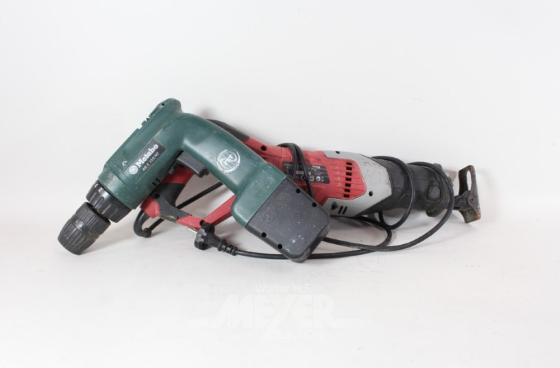 11 Handmaschinen, bestehend aus: