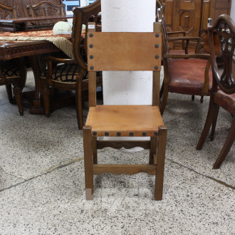 Stuhl, Eiche massiv, Sitzhöhe ca. 45 cm,