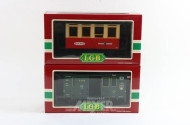 2 Waggons LGB, 3016 u. 3019