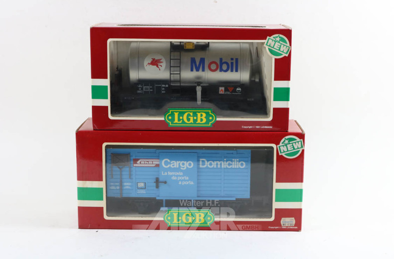 2 Waggons LGB, 4127 u. 4240