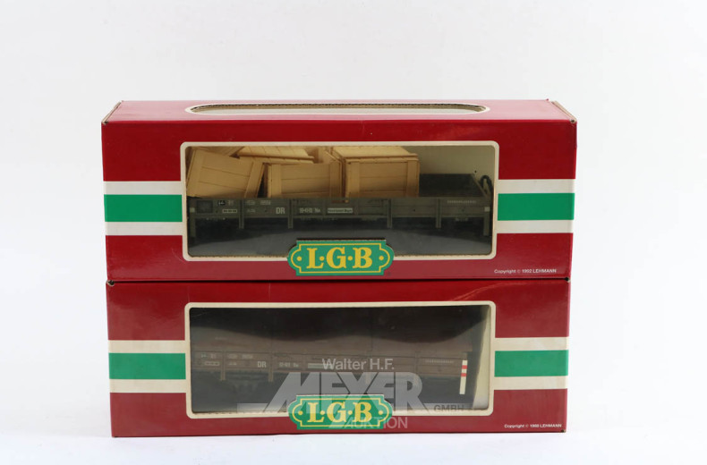 2 Waggons LGB, 4110 u. 4111