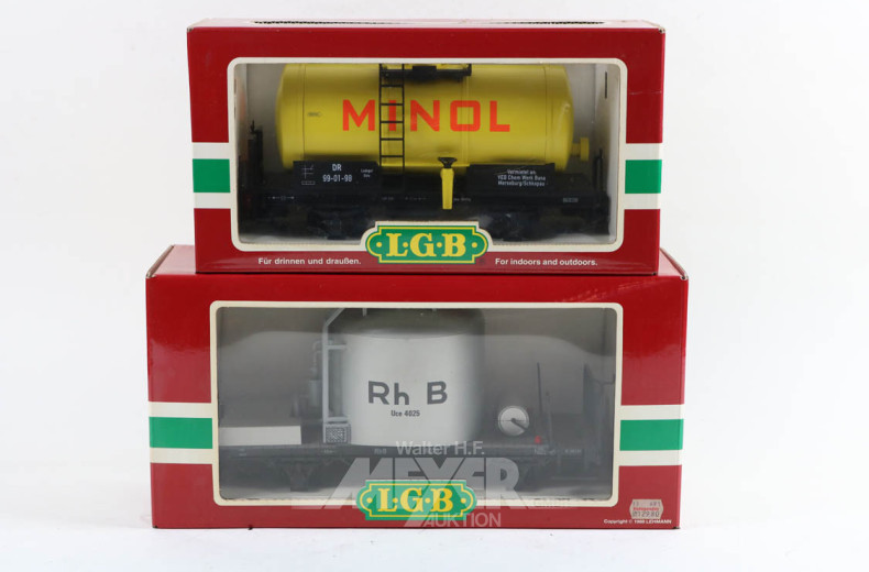 2 Waggons LGB, 45400 u. 4025