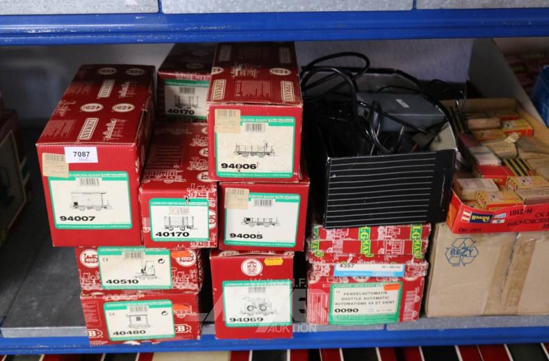 großer Posten LGB Zubehör: Schienen,