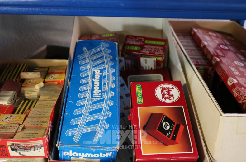 großer Posten LGB Zubehör: Schienen,