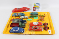 16 alte versch. Modellautos,