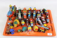 23 versch. Metall-Spielzeuge: Motorräder