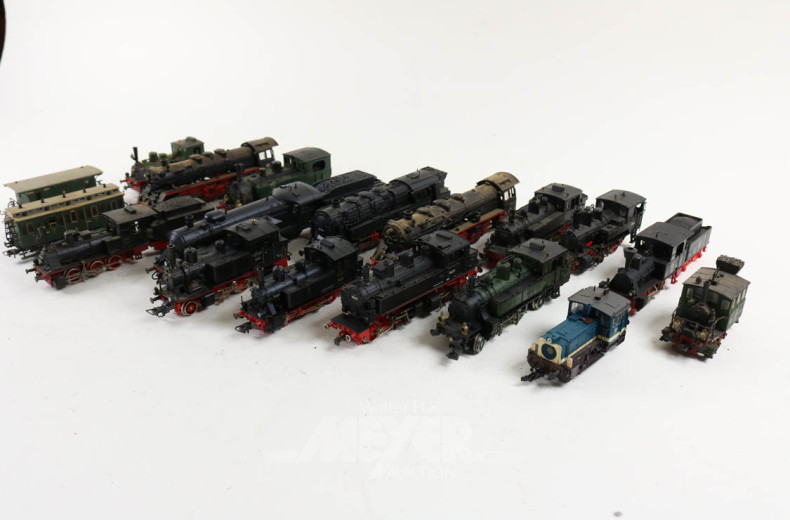 15 Lokomotiven, versch. Hersteller