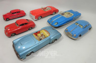 6 alte gr. Modellautos