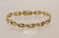Glieder-Armband, 585er GG,
