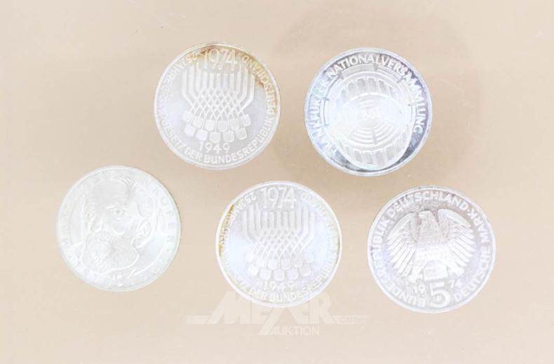 Gedenkmünzsammlung 50 Münzen: