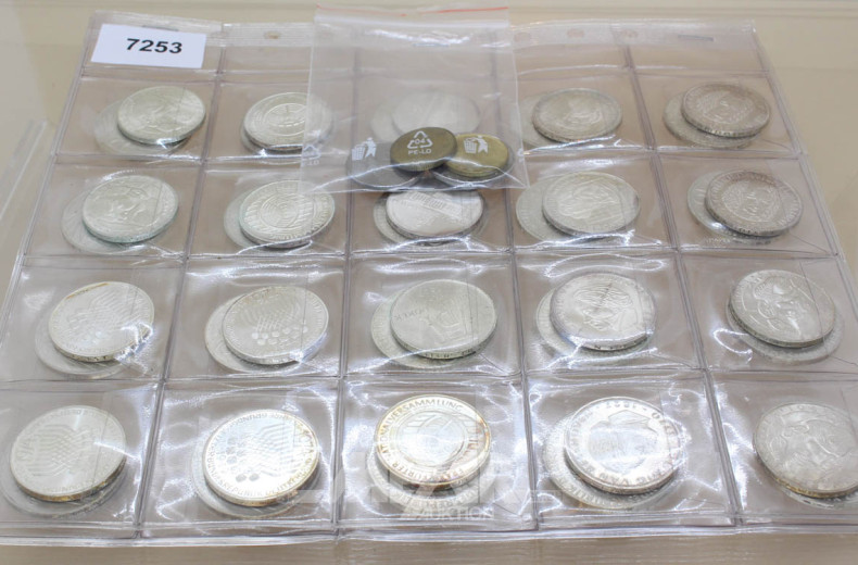 Gedenkmünzsammlung 50 Münzen: