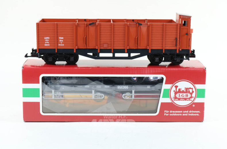 2 Wagen LGB, Mod. 40594 u. 4062