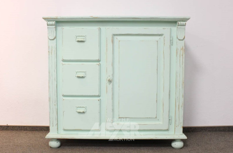 Kommode ''Shabby Chic'', 3-zügig, 1 Tür,