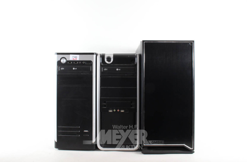 5 versch. Tower-PC,