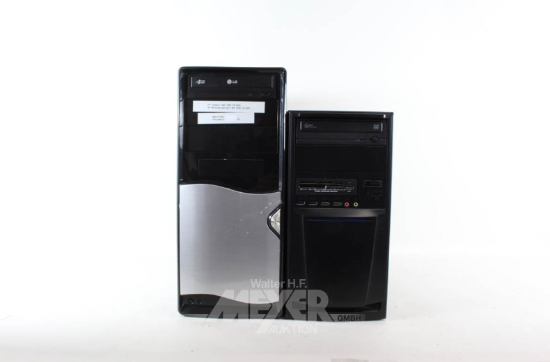 5 versch. Tower-PC,