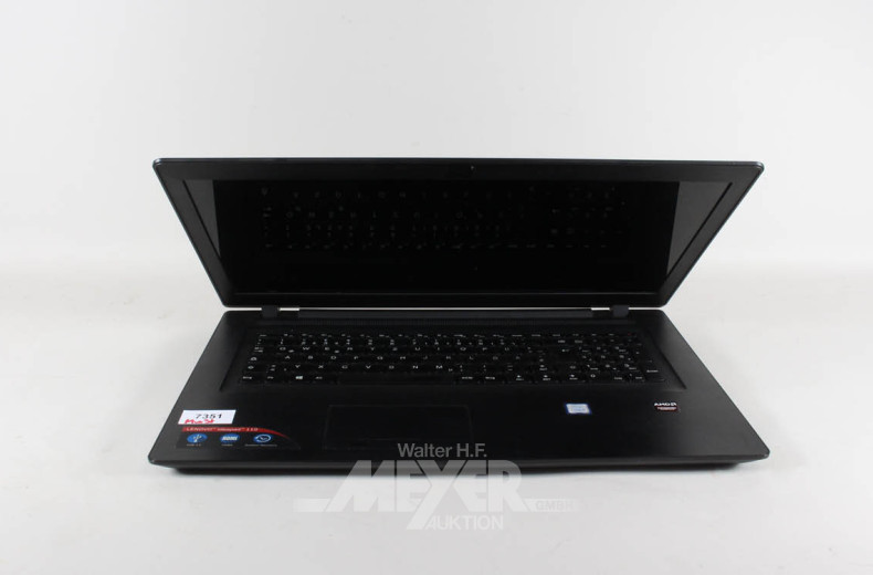 Laptop LENOVO, schwarz,