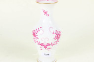 Porz.-Vase MEISSEN, indisch rot