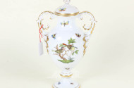 Porz.-Deckelvase HEREND,
