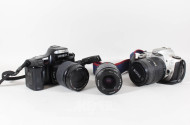 2 Foto-Kameras SIGMA / MINOLTA, analog