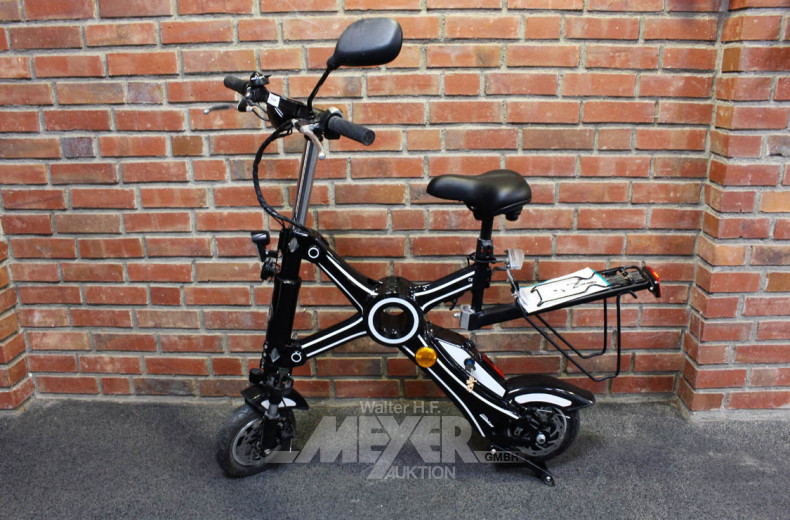 Elektro-Roller UEBLER, schwarz,