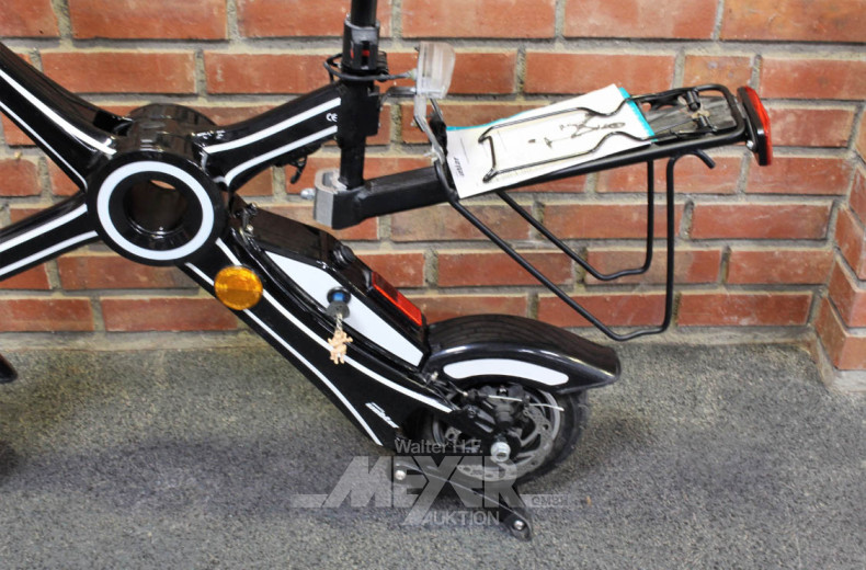 Elektro-Roller UEBLER, schwarz,