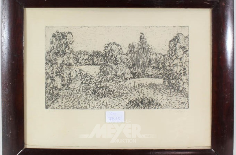 Graphik ''Weiblicher Akt''