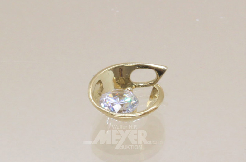 kl. Konvolut 585er GG-Schmuck,