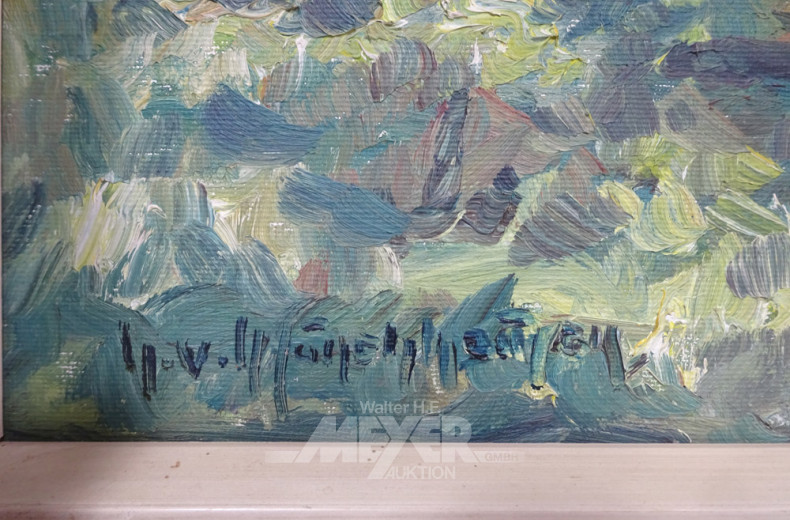 3 Gemälde ''Rügen/Gebirgslandschaft/