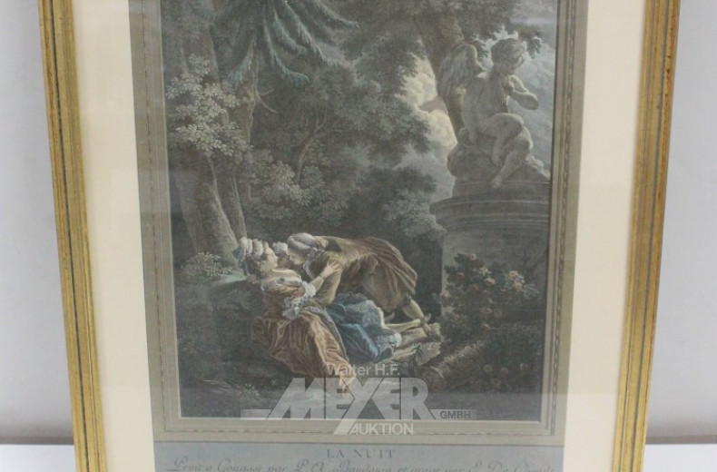 3 Drucke ''Morgen, Mittag, Nachmittag''