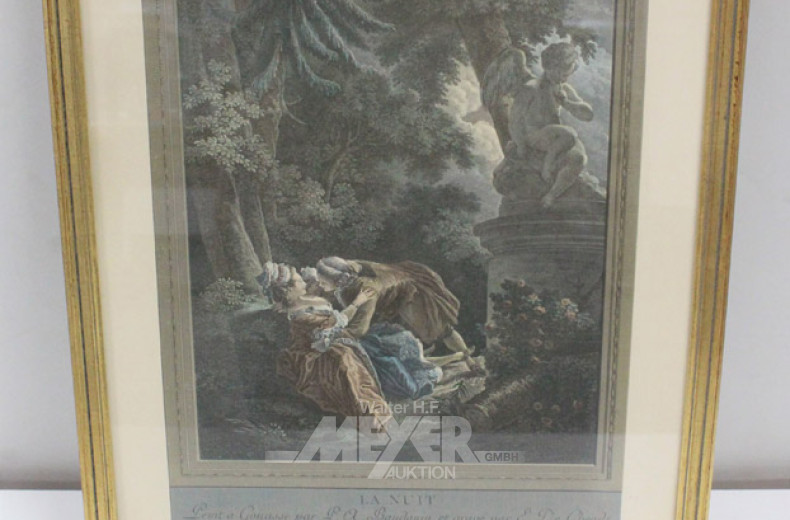 3 Drucke ''Morgen, Mittag, Nachmittag''