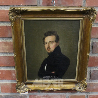 Gemälde ''Biedermeier Herrenportrait''