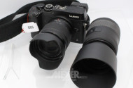 Fotoapparat LUMIX mit 2 Objektiven