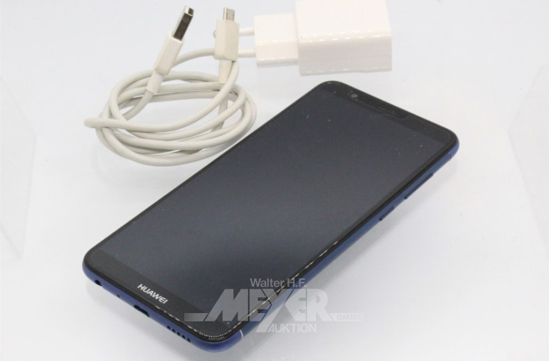 Smartphone HUAWEI mit Ladekabel u.