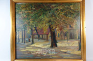 Gemälde ''Dorfansicht''