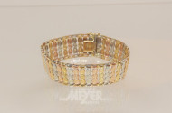 Armband, 750er GG/WG/RG,