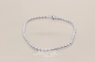 Armband, 585er WG, besetzt mit