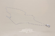 Anhänger mit Kette, 950er Platin,